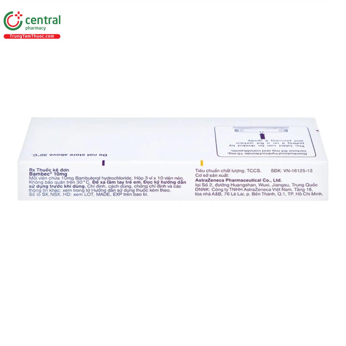 thuoc bambec tab10mg 10 S7787