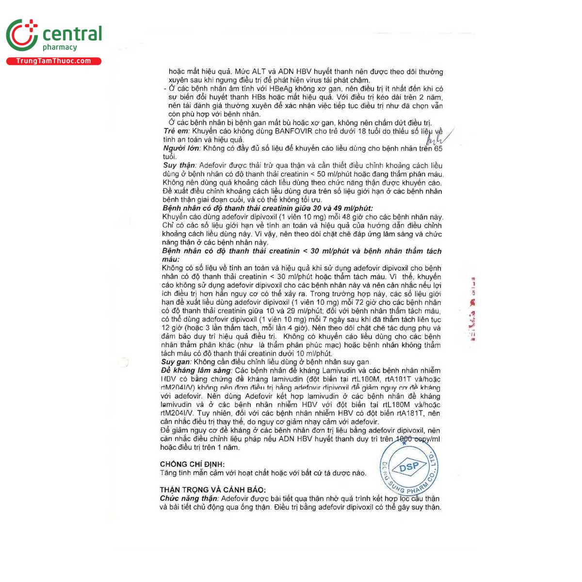 thuoc banfovir unfilm coated tablet 6 N5116 thuoc banfovir unfilm coated tablet 6 N5116