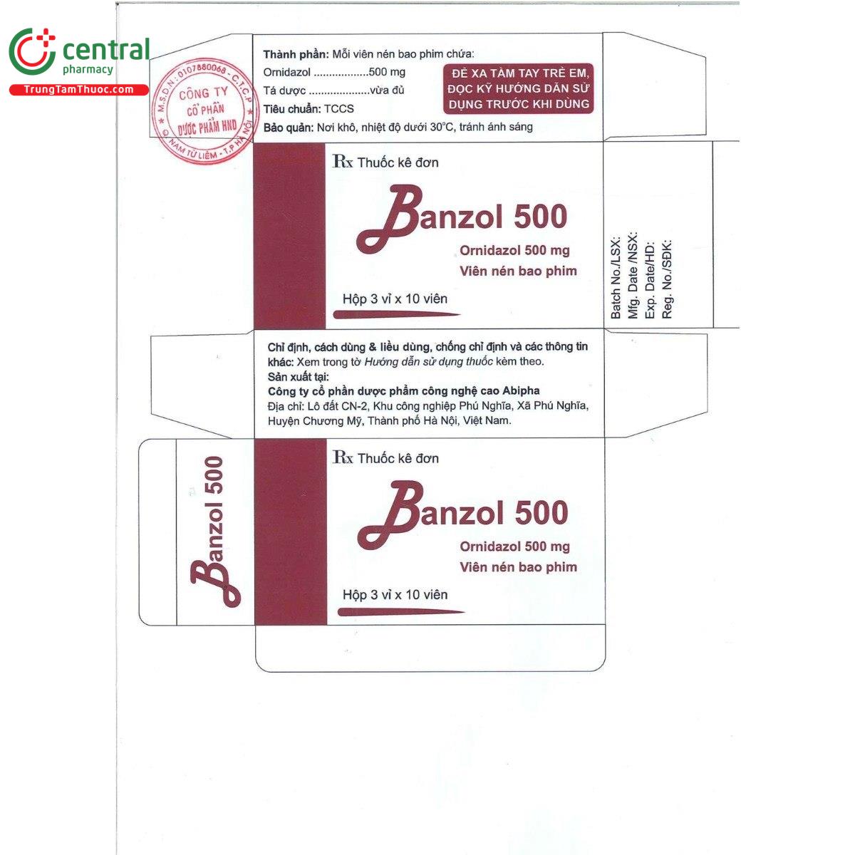 thuoc banzol 500mg 2 V8038