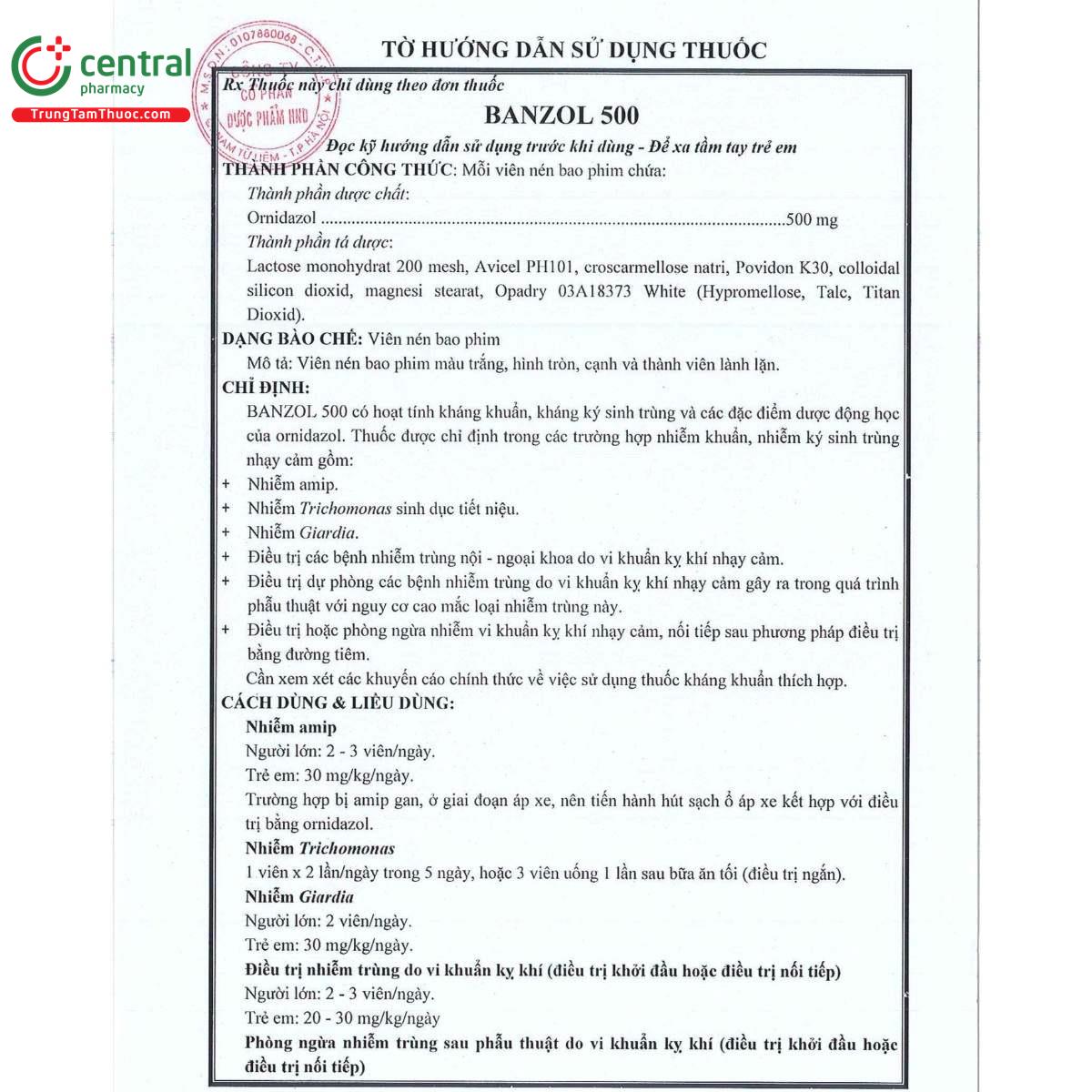 thuoc banzol 500mg 5 C0031