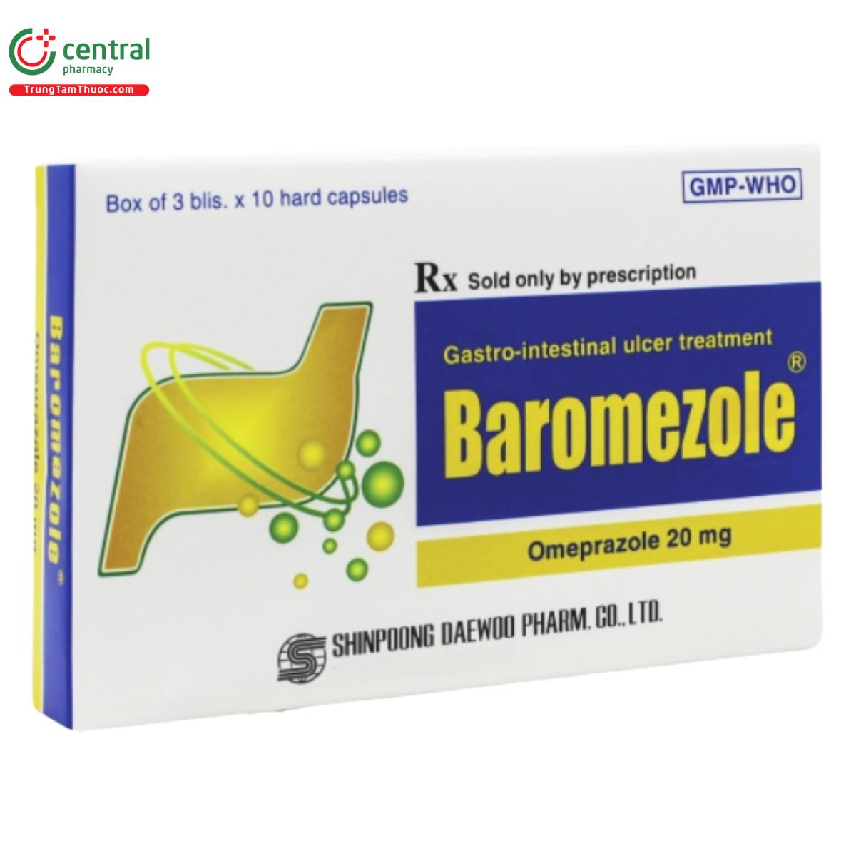 thuoc baromezole 20mg 3 S7557 thuoc baromezole 20mg 3 S7557