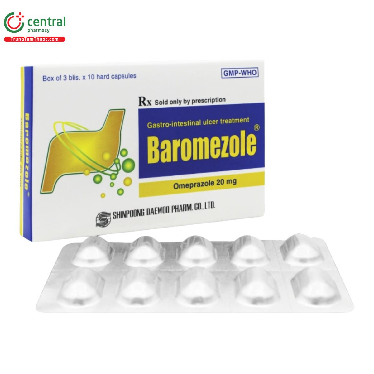 thuoc baromezole 20mg U8634 thuoc baromezole 20mg U8634