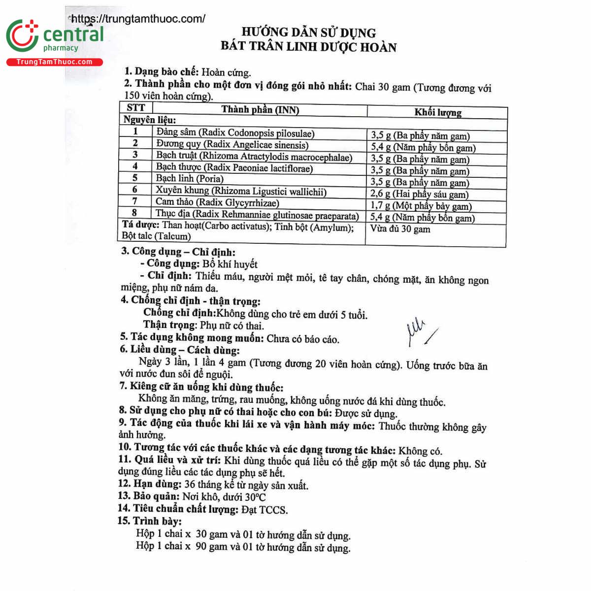 thuoc bat tran linh duoc hoan 5 V8206 thuoc bat tran linh duoc hoan 5 V8206