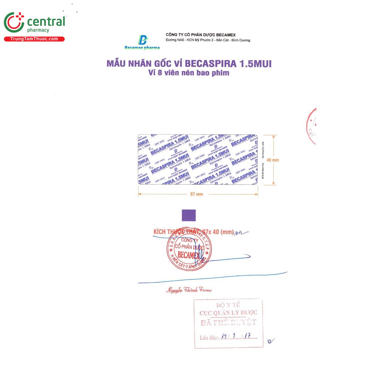 thuoc becaspira 1 5mui 4 G2401 thuoc becaspira 1 5mui 4 G2401