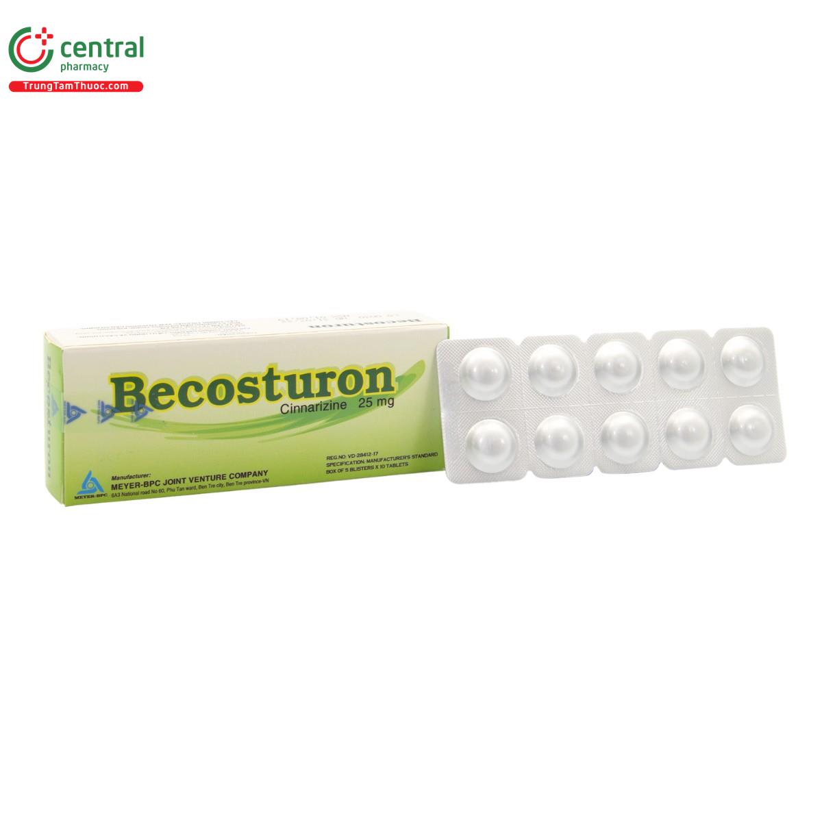 thuoc becosturon 25mg B0462 thuoc becosturon 25mg B0462