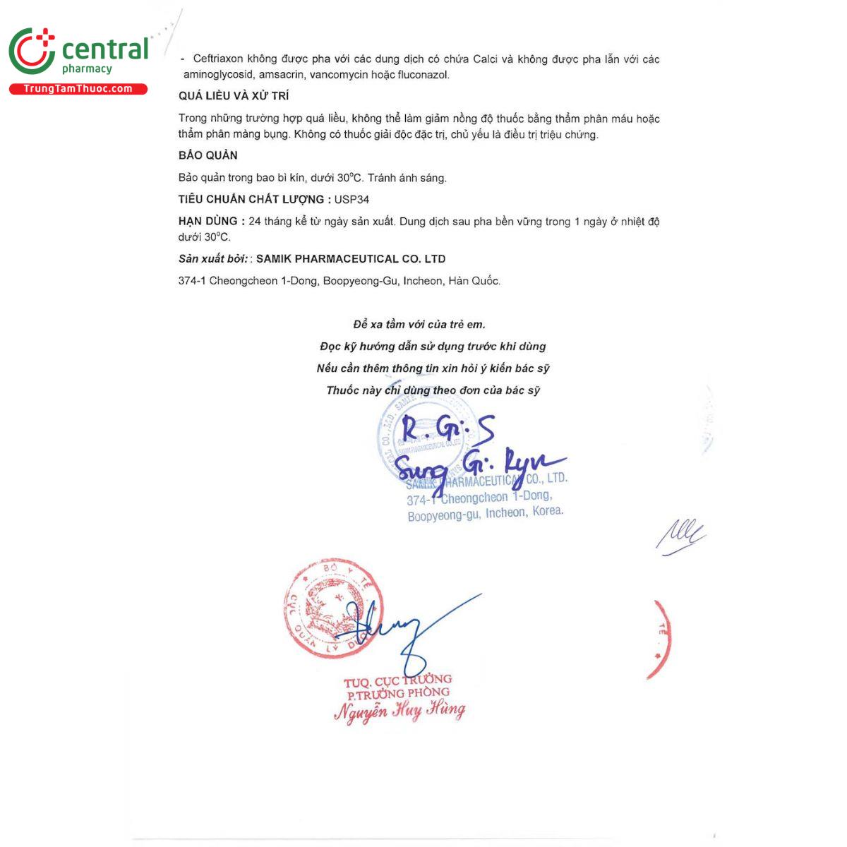 thuoc beeceftron inj 2g 8 C1437 thuoc beeceftron inj 2g 8 C1437