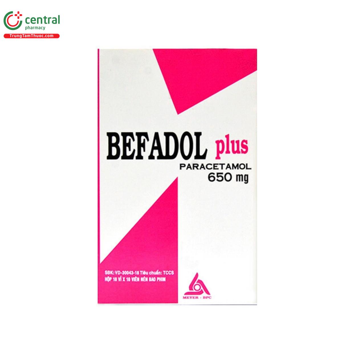 thuoc befadol plus 650mg 3 S7306 thuoc befadol plus 650mg 3 S7306