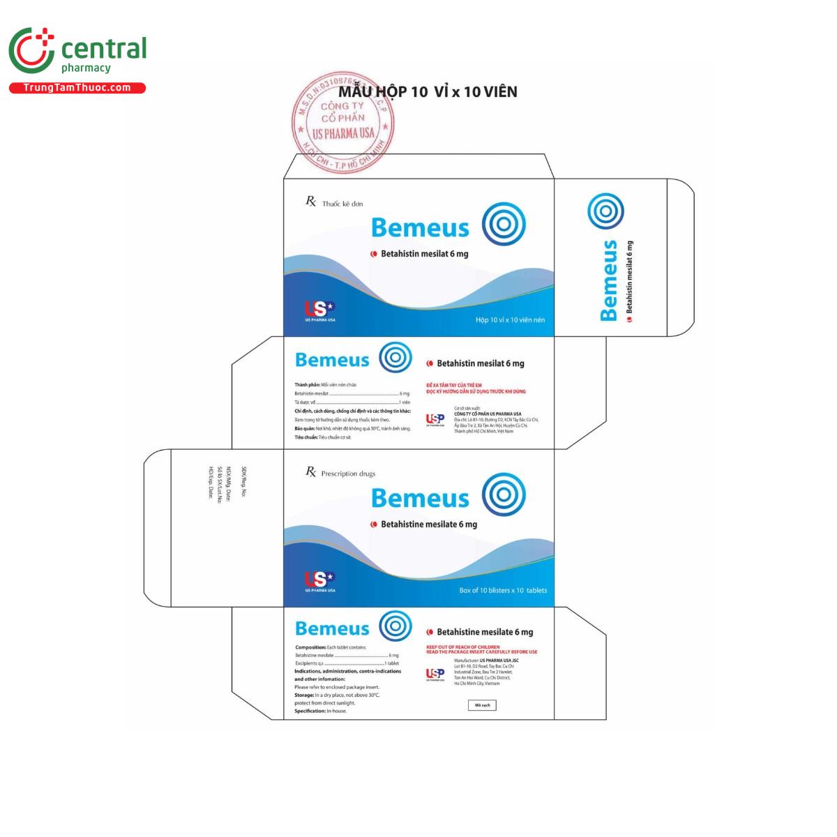 thuoc bemeus 6mg 5 G2837 thuoc bemeus 6mg 5 G2837