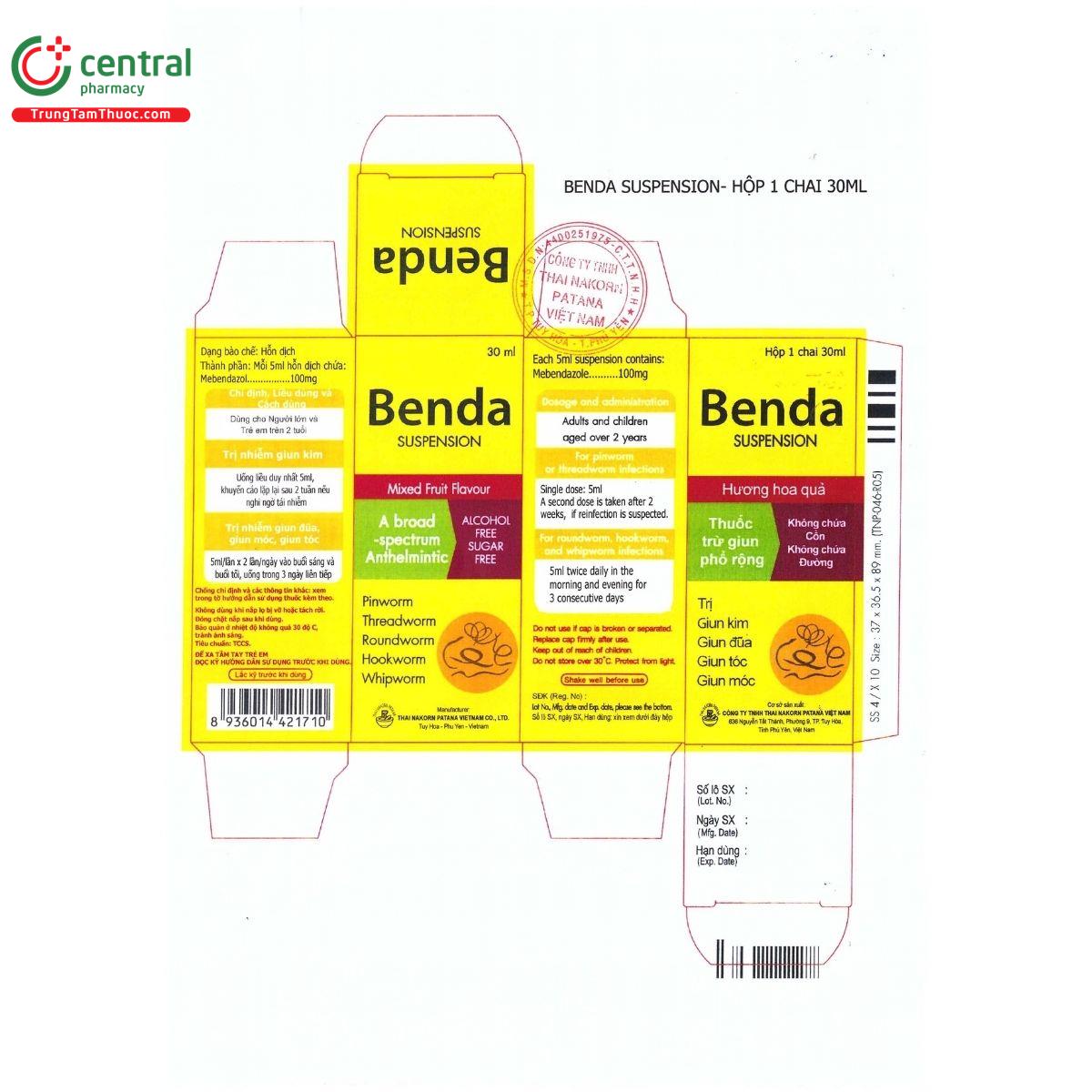 thuoc benda suspension 3 Q6313 thuoc benda suspension 3 Q6313