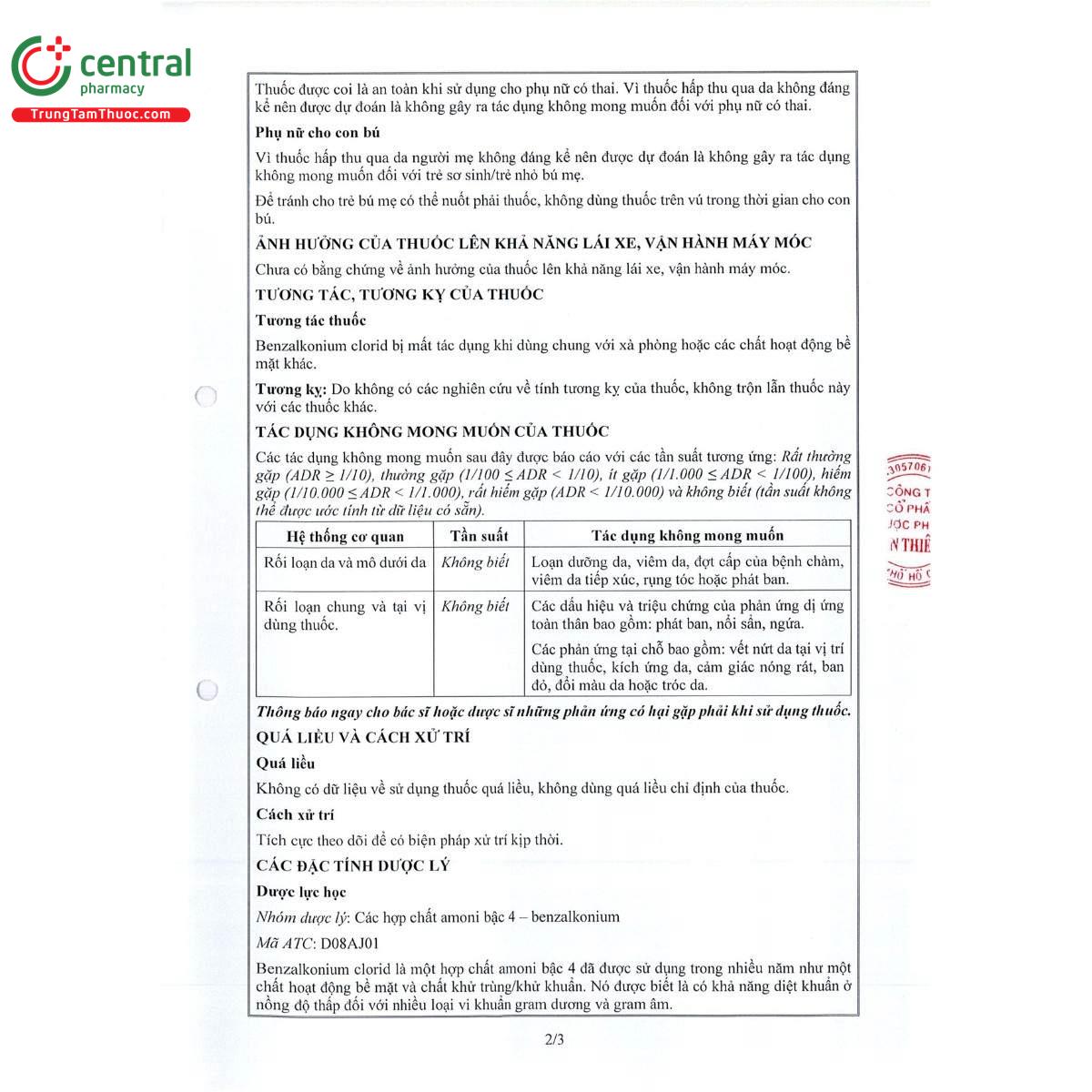 thuoc benkoclean 0198 2 I3428 thuoc benkoclean 0198 2 I3428
