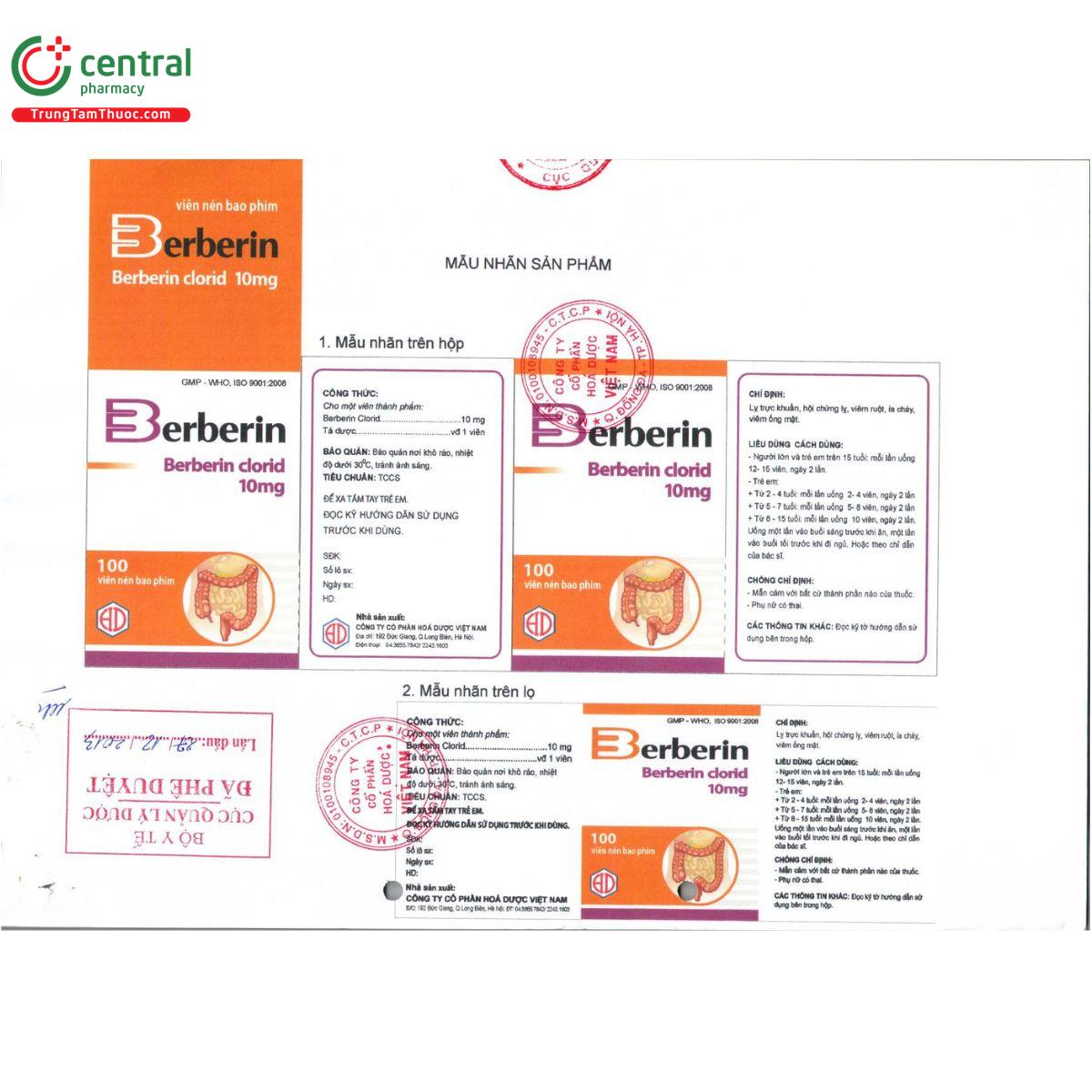 thuoc berberin 10mg hoa duoc 3 E1156 thuoc berberin 10mg hoa duoc 3 E1156