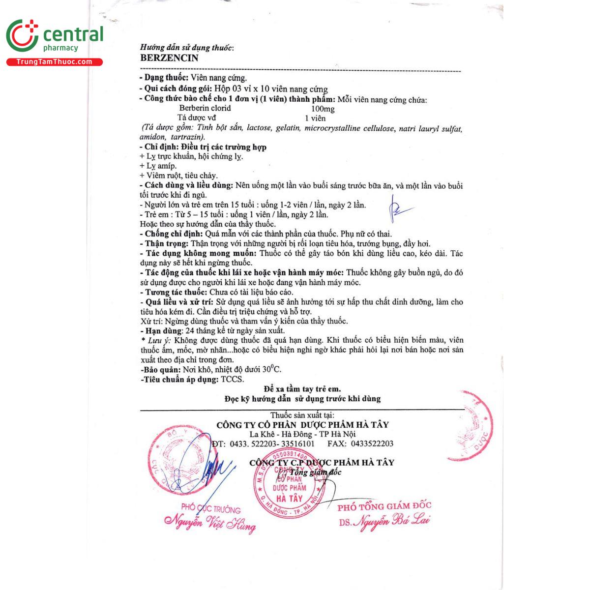 thuoc berzencin 100mg 5 D1432 thuoc berzencin 100mg 5 D1432