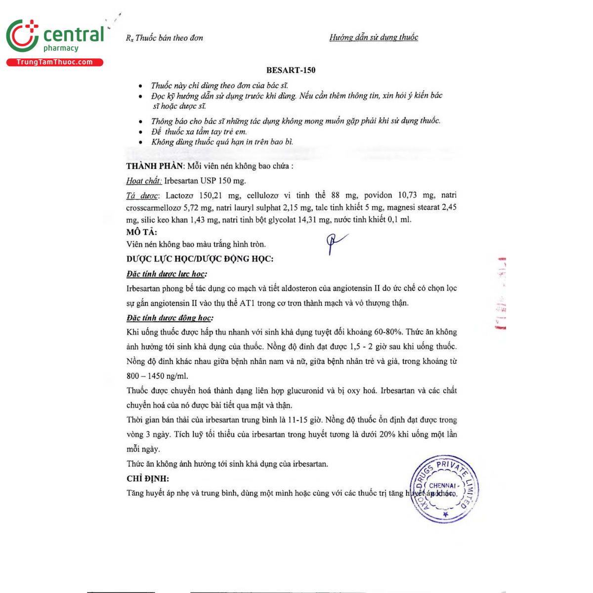 thuoc besart 150 3 V8464