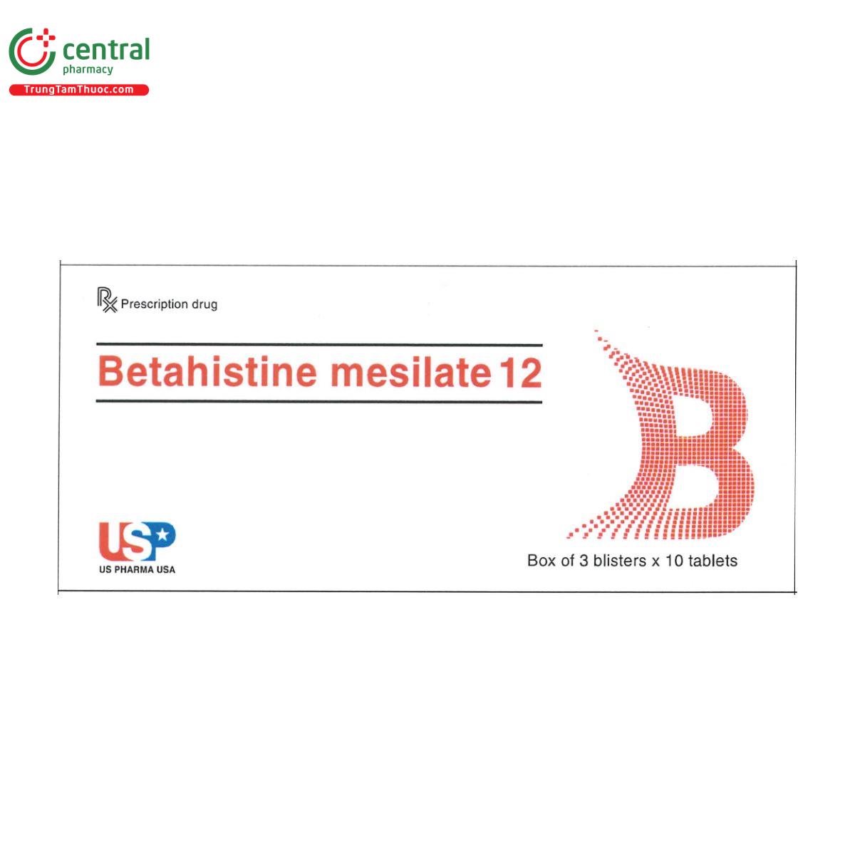 thuoc betahistine mesilate 12 us pharma usa 3 I3652 thuoc betahistine mesilate 12 us pharma usa 3 I3652