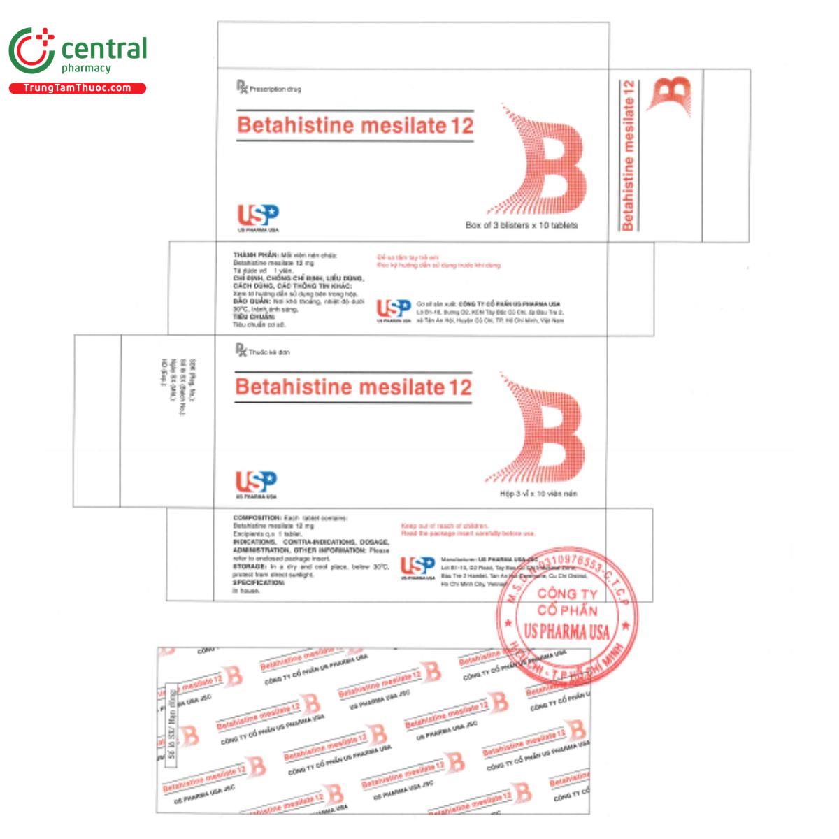 thuoc betahistine mesilate 12 us pharma usa 8 L4421 thuoc betahistine mesilate 12 us pharma usa 8 L4421