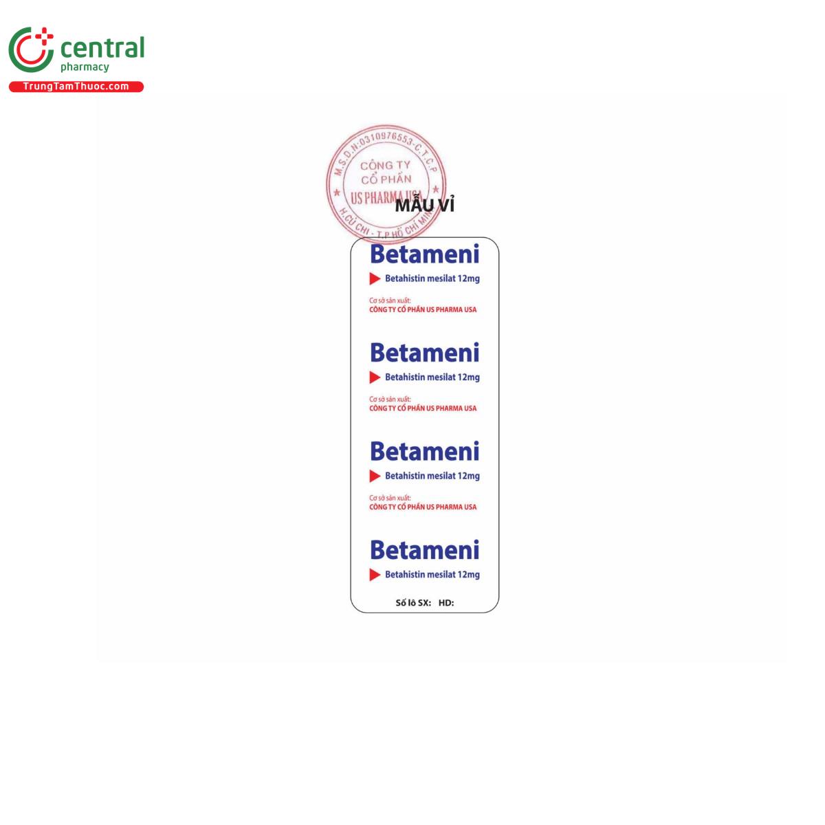 thuoc betameni 12mg 2 L4308 thuoc betameni 12mg 2 L4308