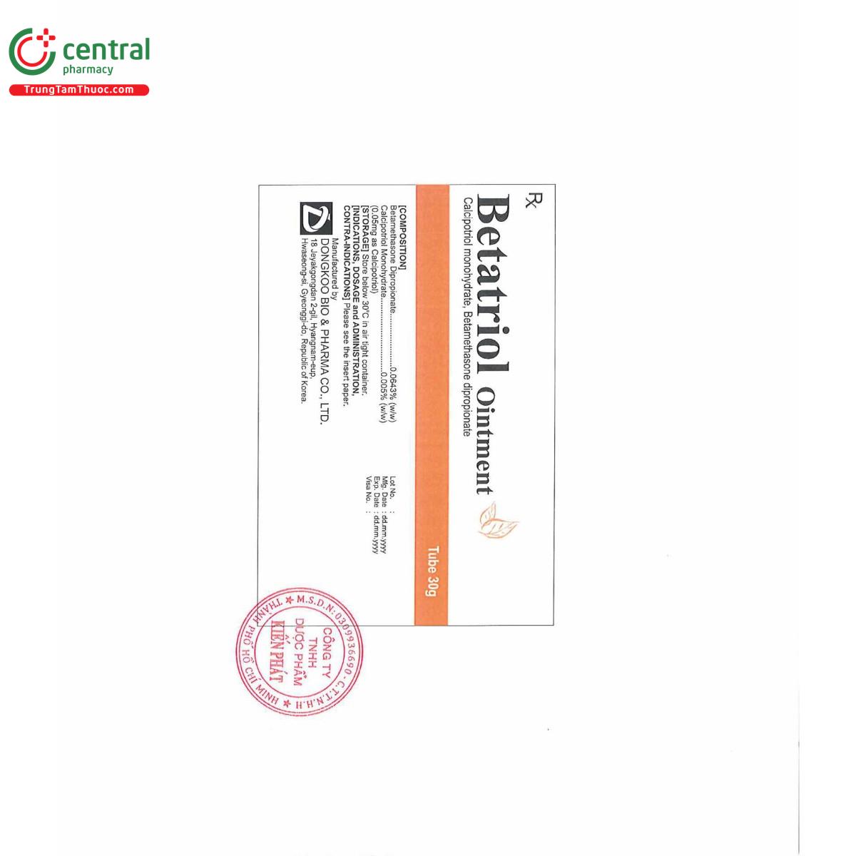 thuoc betatriol ointment 2 A0276 thuoc betatriol ointment 2 A0276