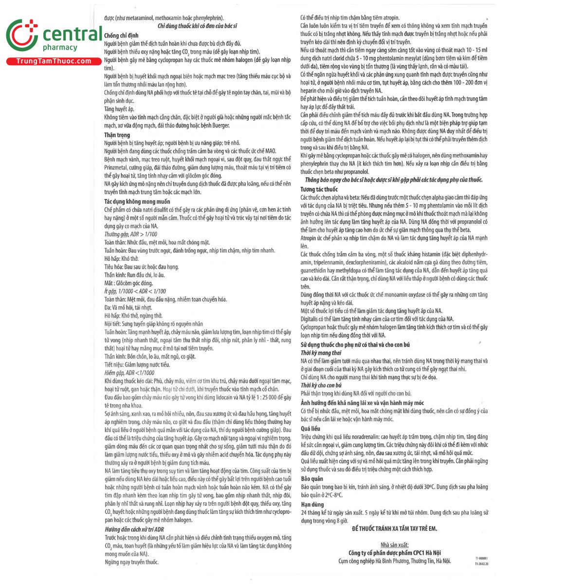 thuoc bfs noradrenaline 10mg 7 R7045