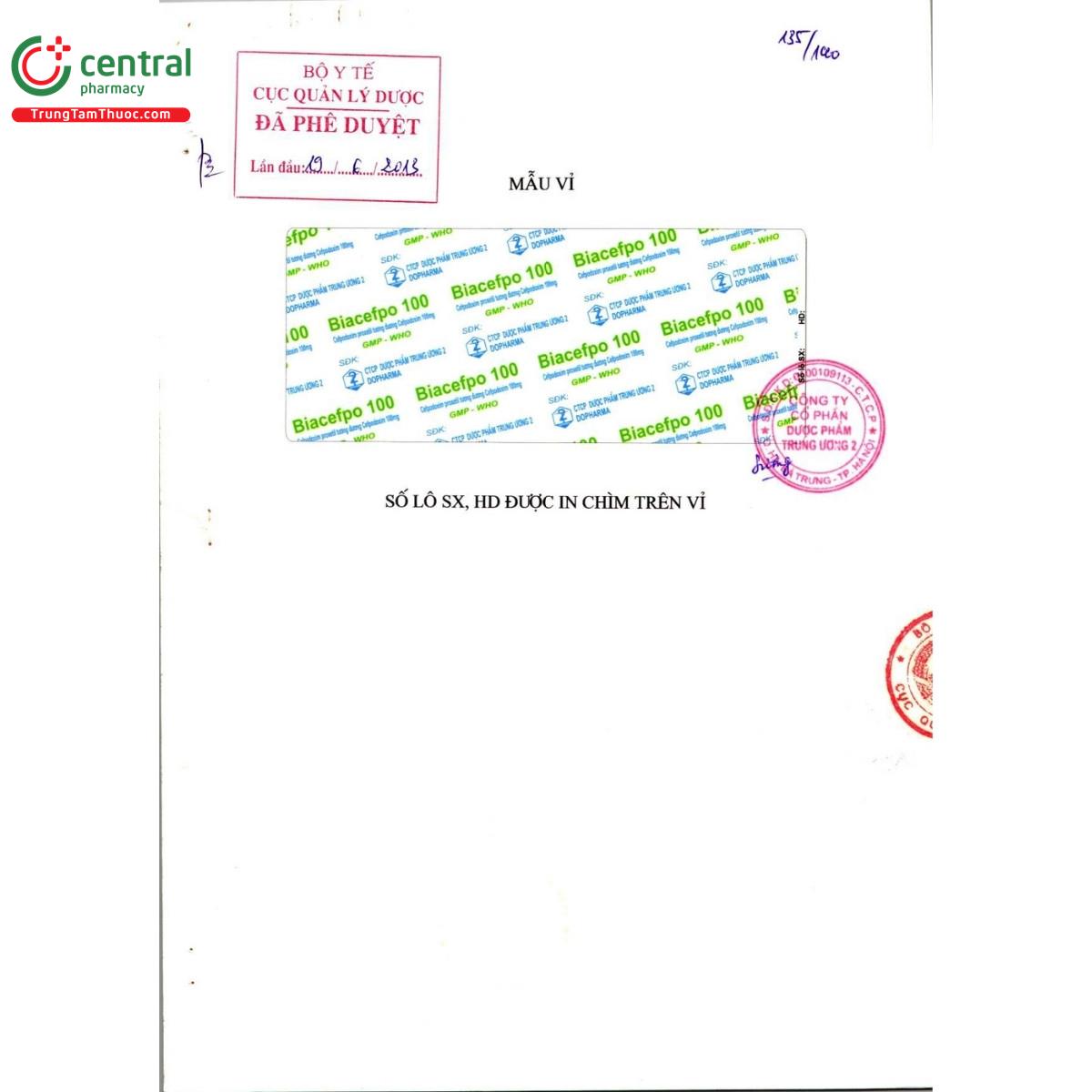 thuoc biacefpo 100 5 B0217 thuoc biacefpo 100 5 B0217