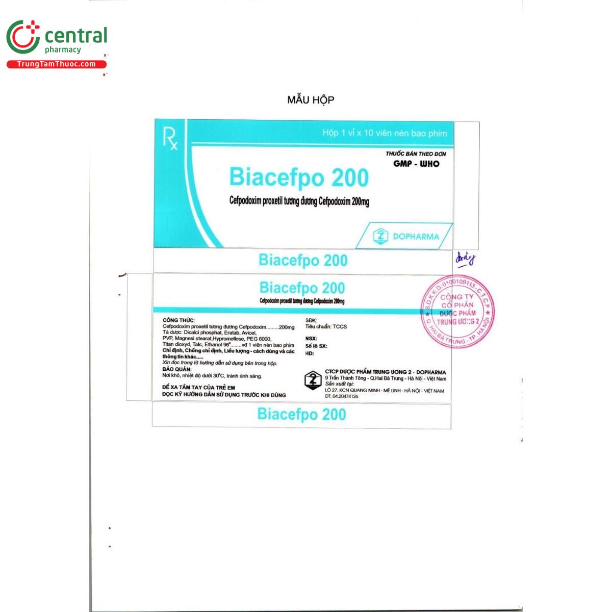 thuoc biacefpo 200 6 K4337 thuoc biacefpo 200 6 K4337