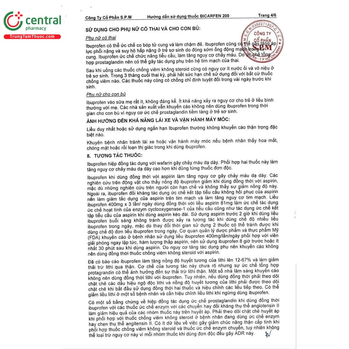 thuoc bicarfen 200 6 G2350 thuoc bicarfen 200 6 G2350
