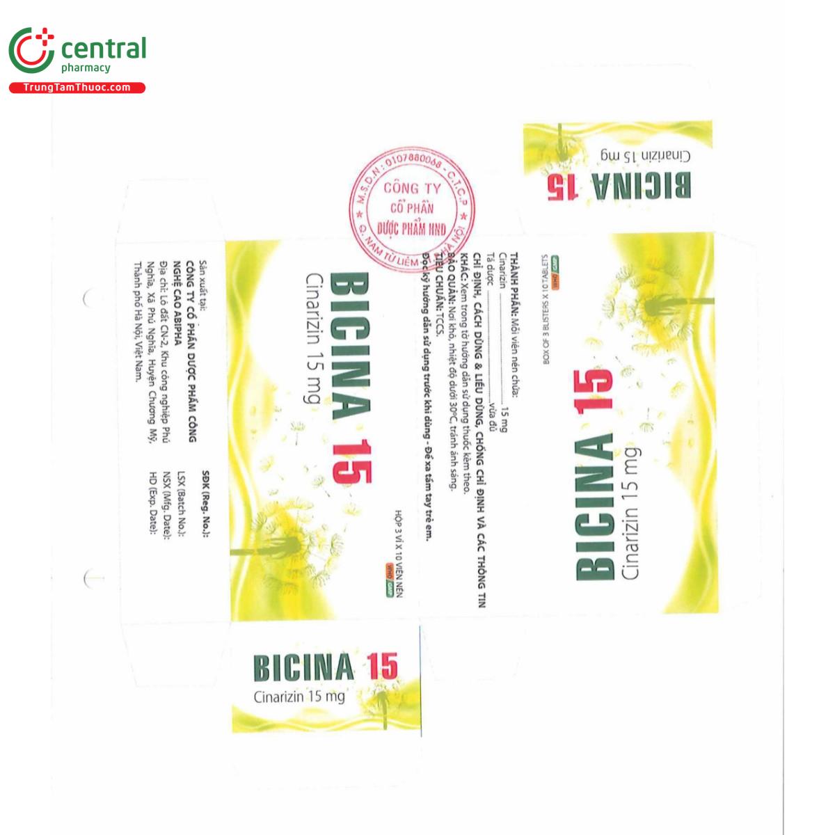 thuoc bicina 15mg 2 Q6502