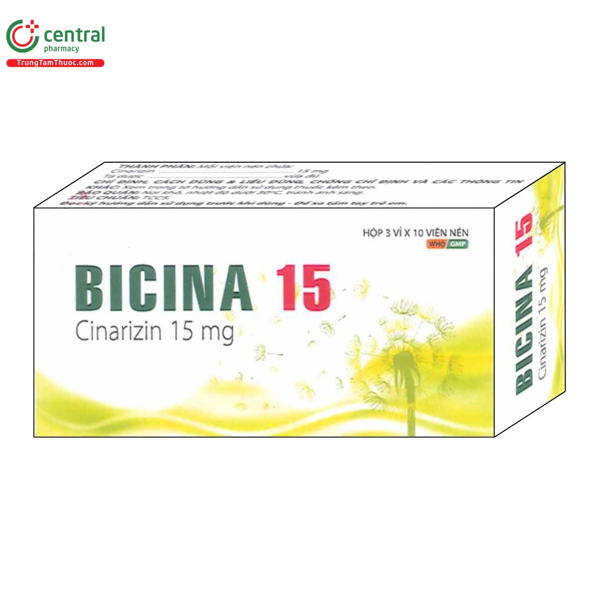 thuoc bicina 15mg L4523