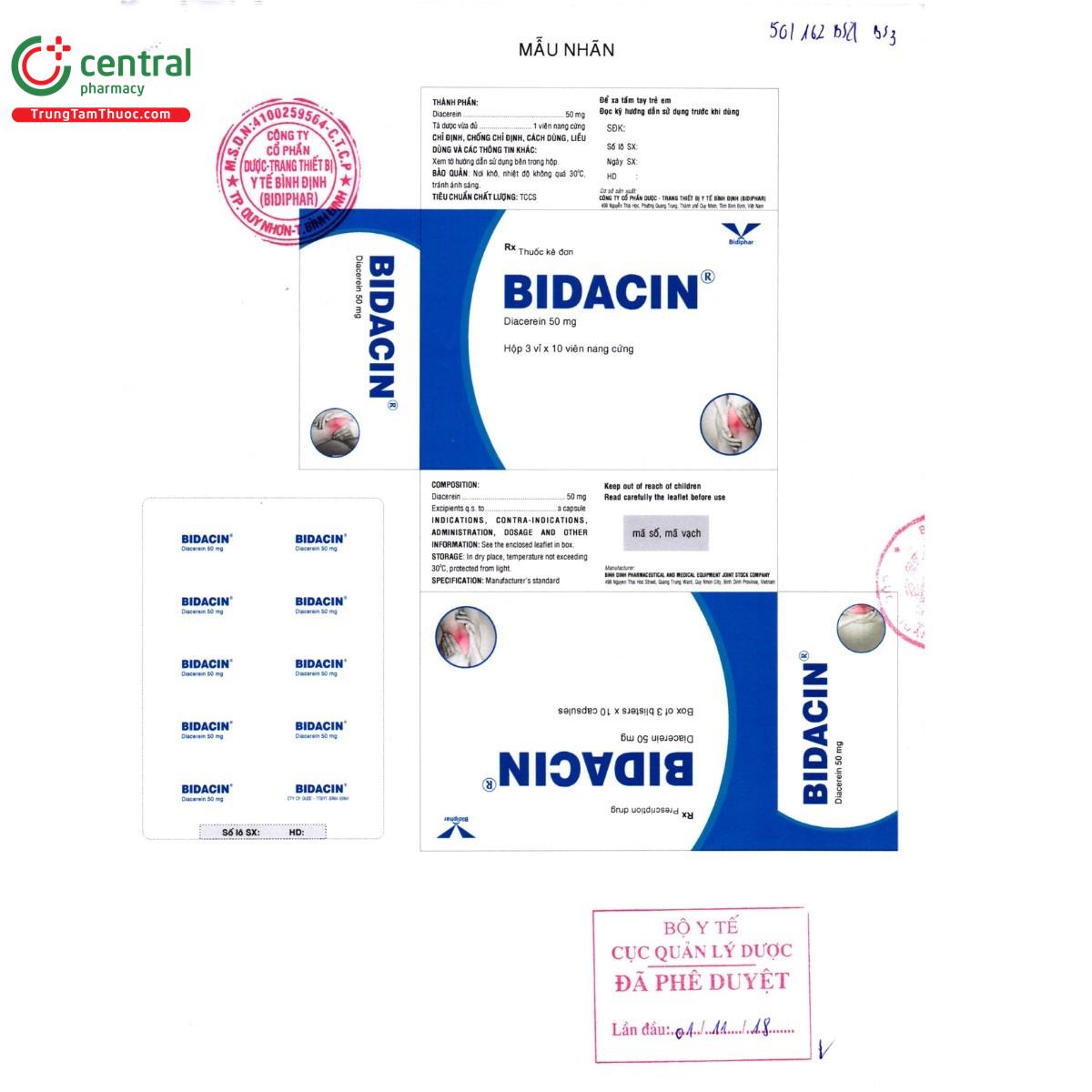 thuoc bidacin 50mg 12 S7505 thuoc bidacin 50mg 12 S7505