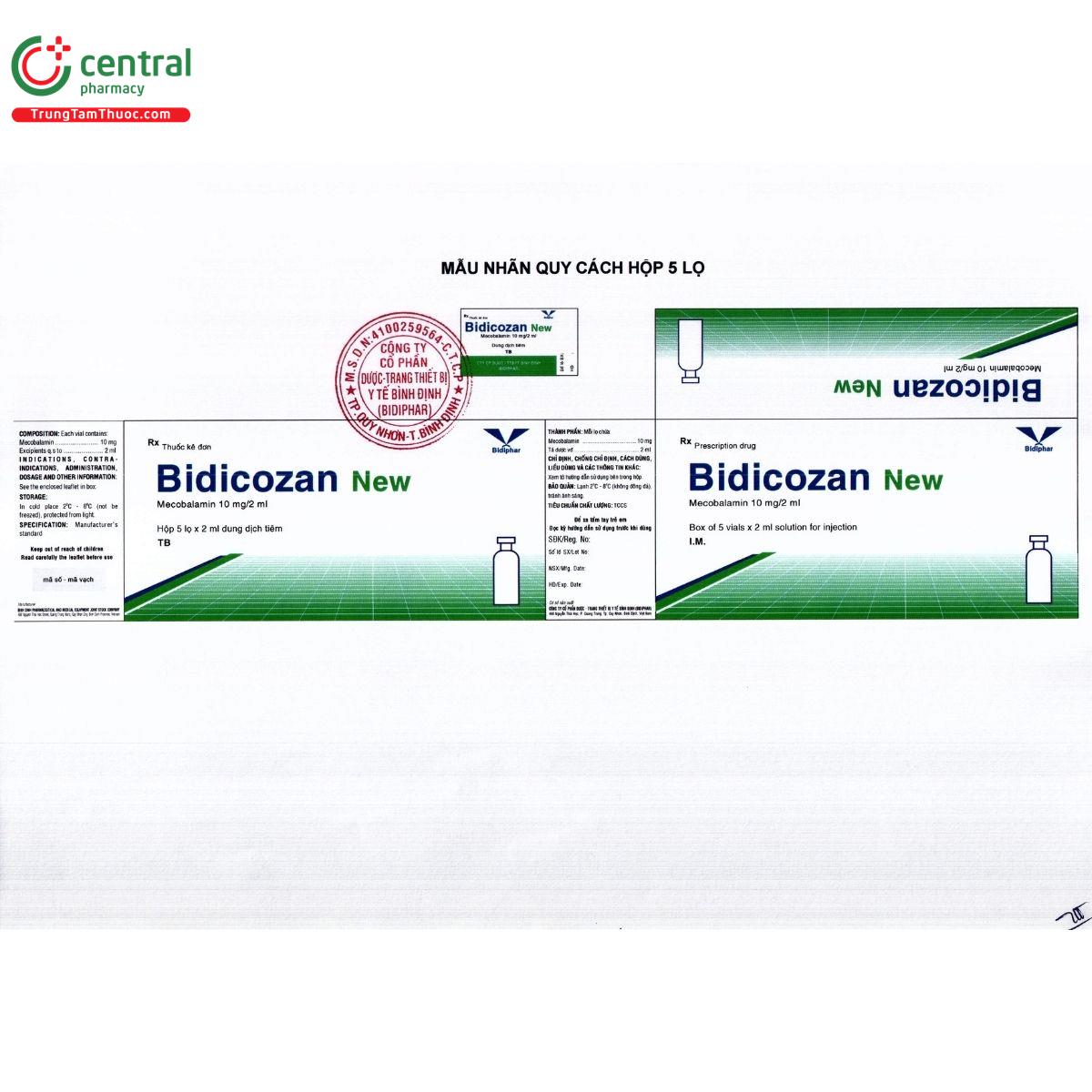 thuoc bidicozan new 10mg 2ml 3 F2337