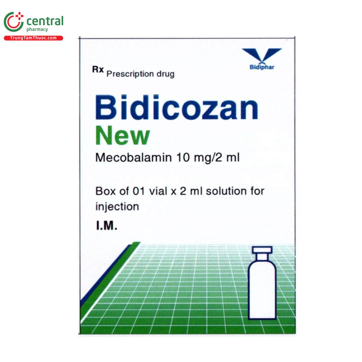 thuoc bidicozan new 10mg 2ml F2722