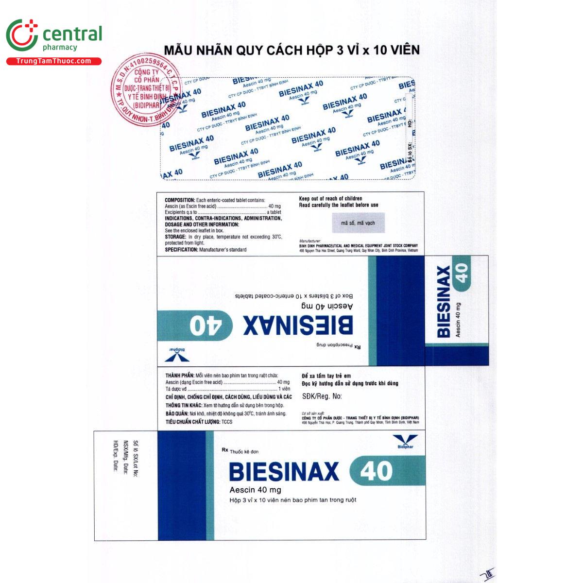 thuoc biesinax 40mg 2 V8745 thuoc biesinax 40mg 2 V8745