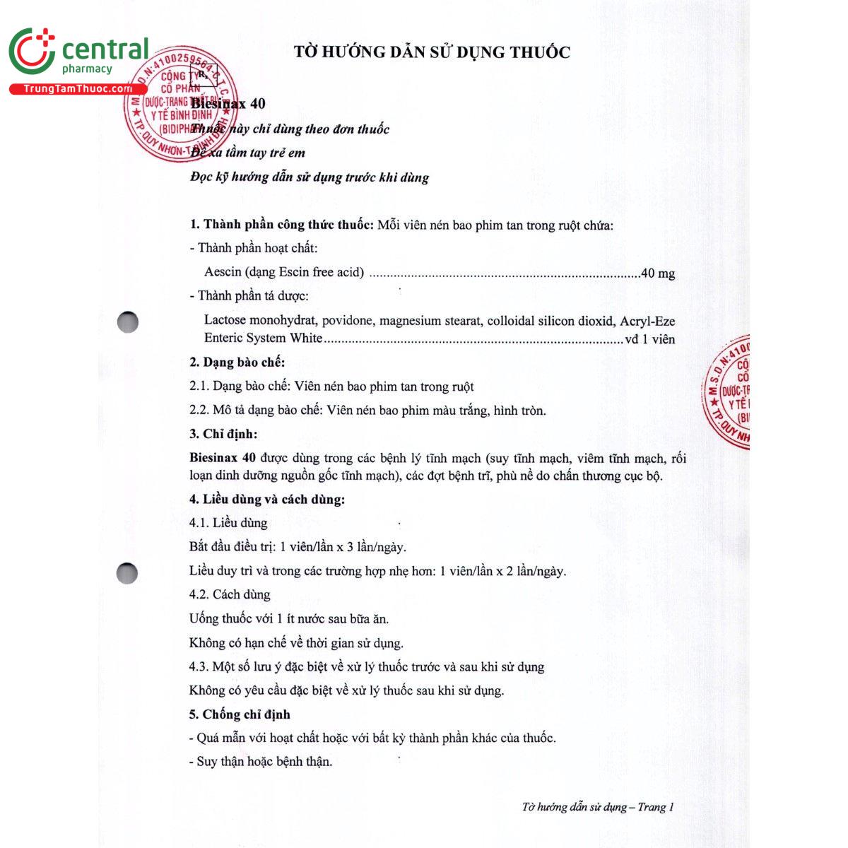 thuoc biesinax 40mg 7 G2713 thuoc biesinax 40mg 7 G2713