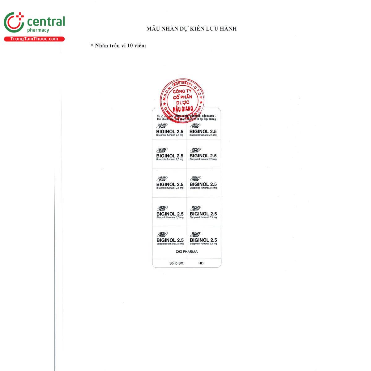 thuoc biginol 2 5mg 3 M5262 thuoc biginol 2 5mg 3 M5262