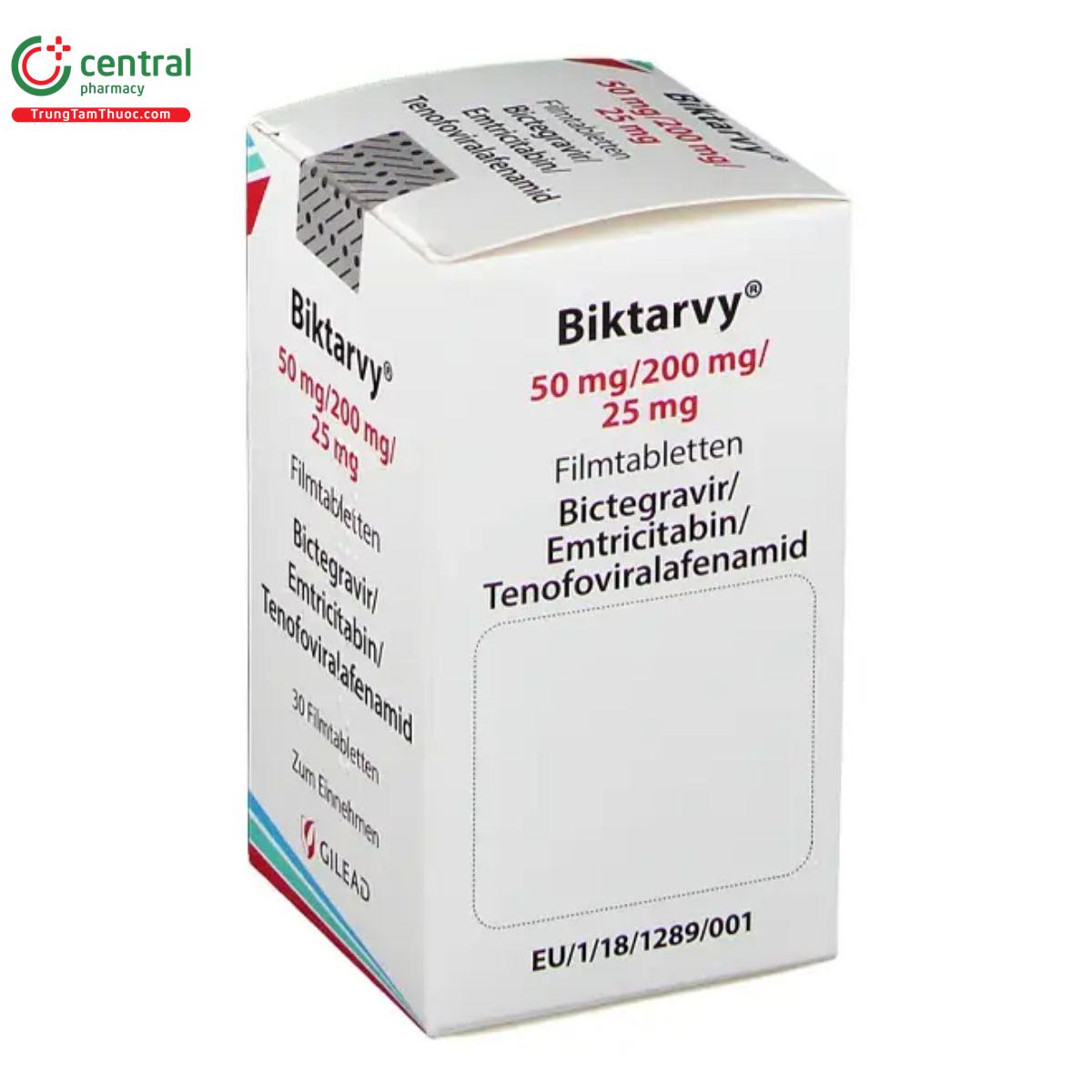 thuoc biktarvy 50mg 200mg 25mg 10 J3822