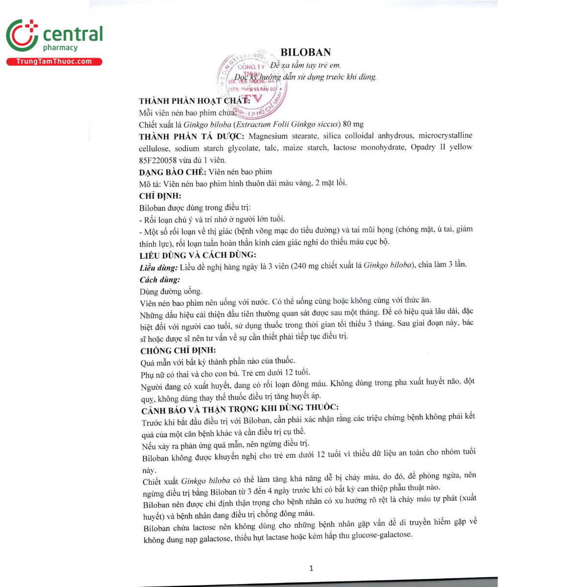 thuoc biloban 80mg 5 U8810 thuoc biloban 80mg 5 U8810