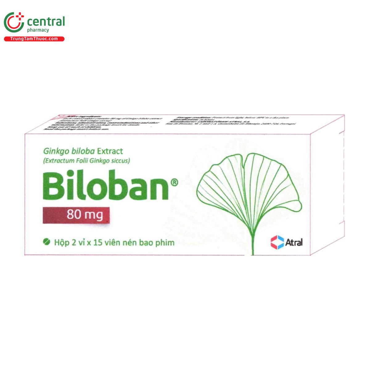 thuoc biloban 80mg M5164 thuoc biloban 80mg M5164