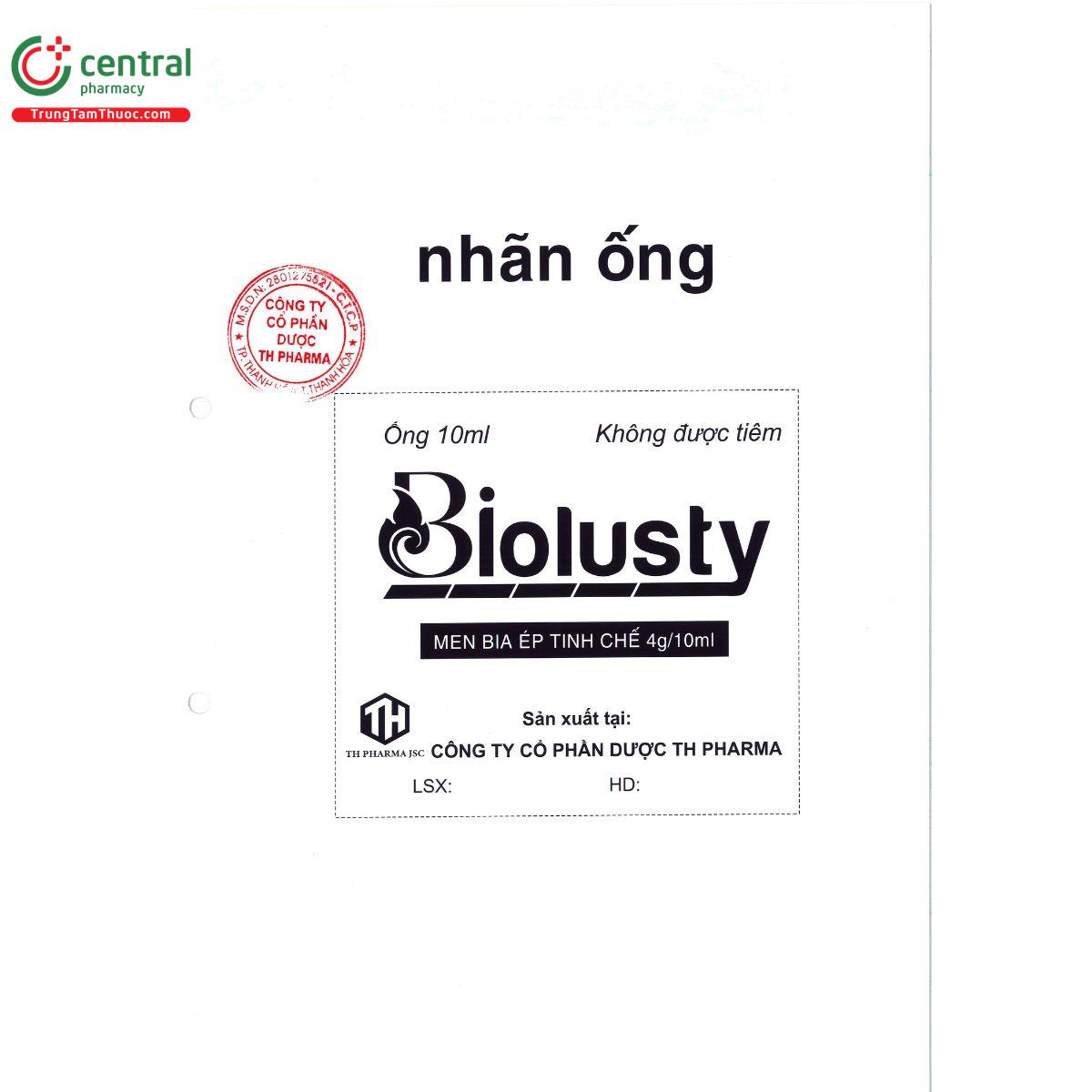 thuoc biolusty 6 P6200 thuoc biolusty 6 P6200