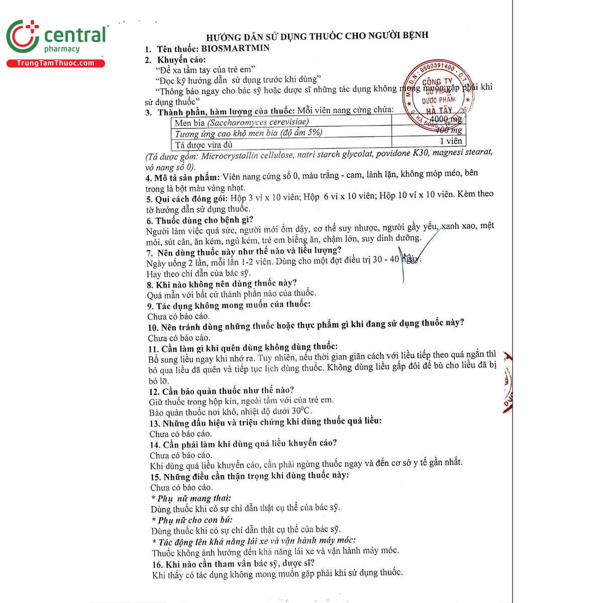 thuoc biosmartmin 7 U8065 thuoc biosmartmin 7 U8065