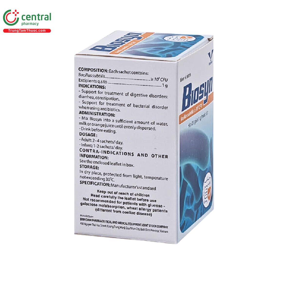 thuoc biosyn bidiphar 4 I3460 thuoc biosyn bidiphar 4 I3460