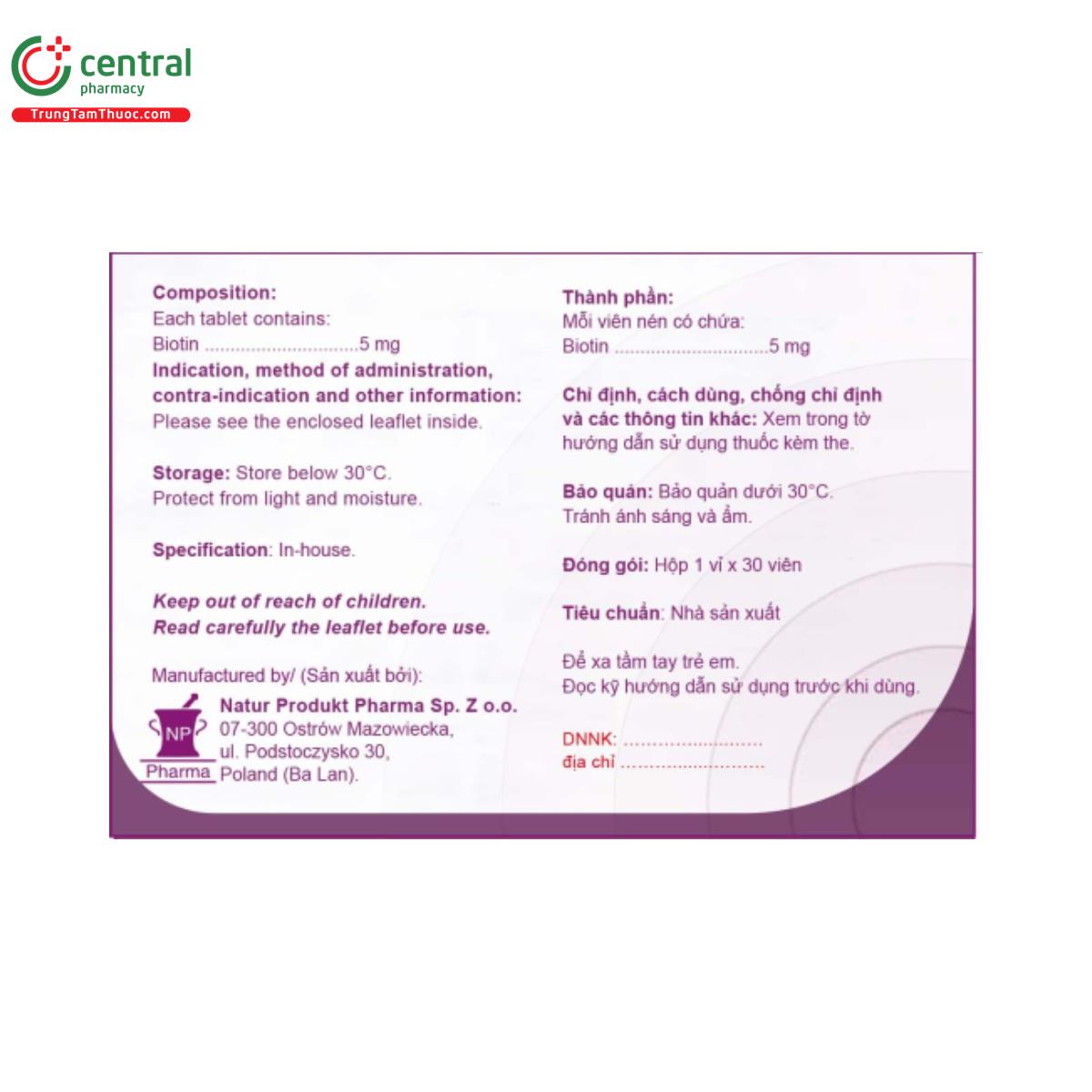 thuoc biotifem 5mg 2 K4430