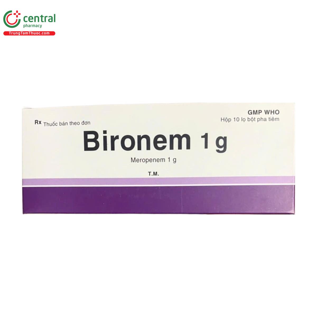 thuoc bironem 1g 2 M4844 thuoc bironem 1g 2 M4844