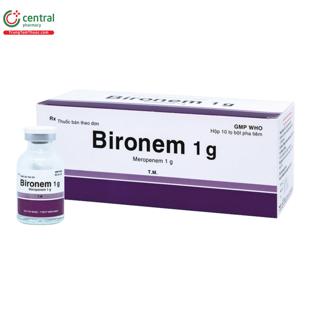 thuoc bironem 1g O5810 thuoc bironem 1g O5810