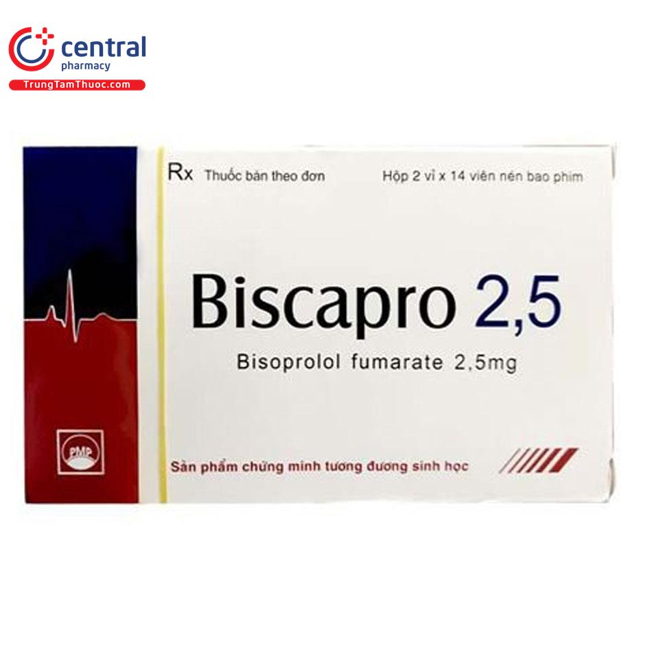 thuoc biscapro 25 mg T8135