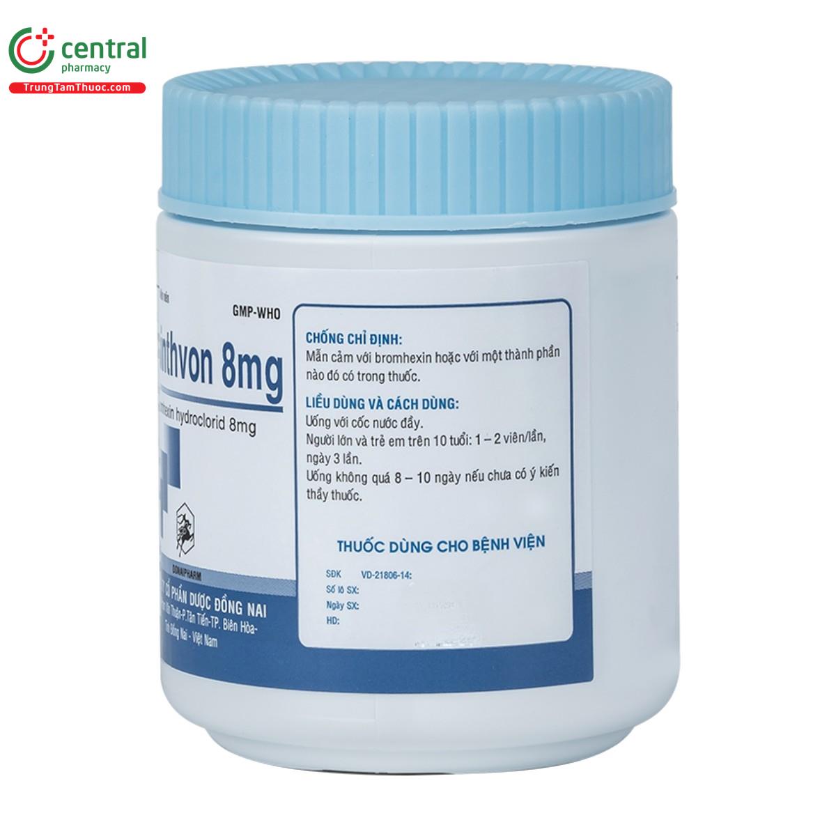 thuoc bisinthvon 8mg 1 G2831 thuoc bisinthvon 8mg 1 G2831