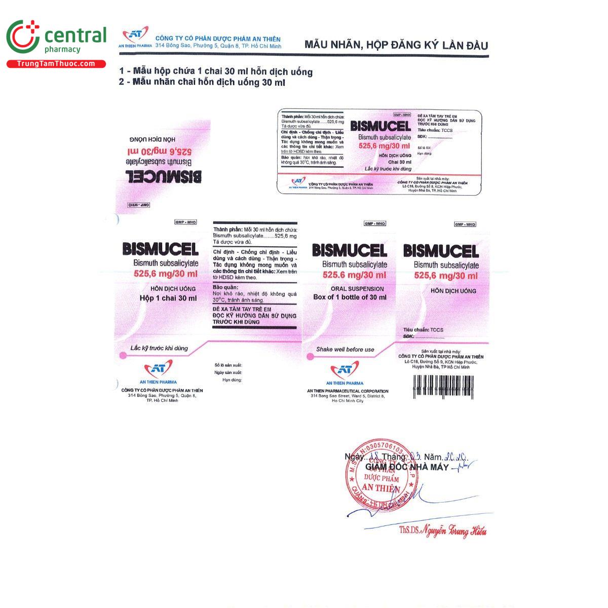 thuoc bismucel 5256mg 30ml 5 G2263