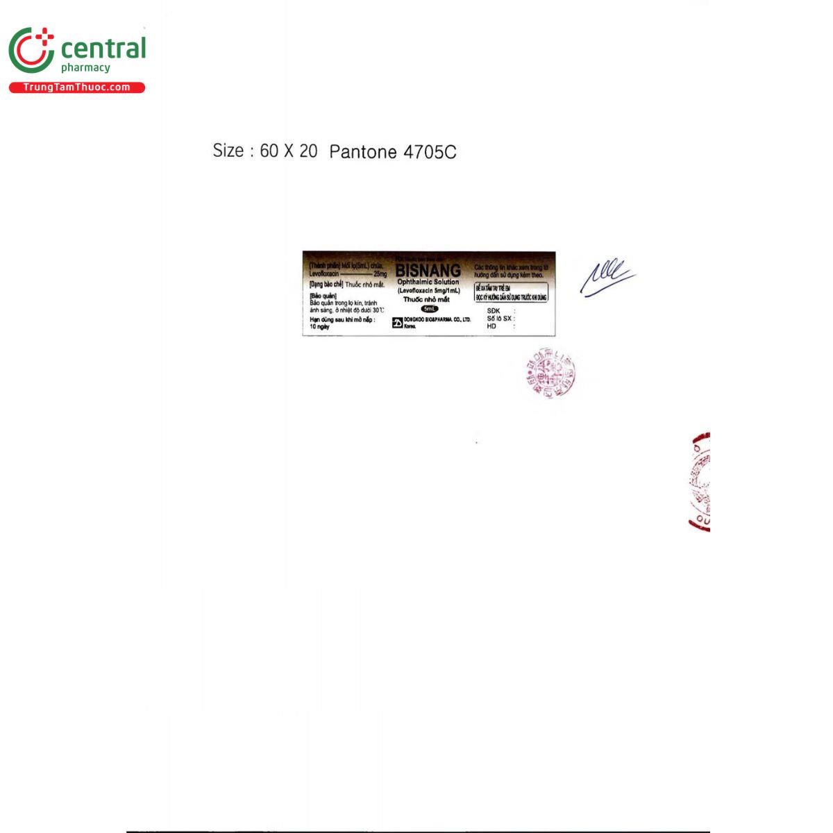thuoc bisnang ophthalmic solution 3 K4637
