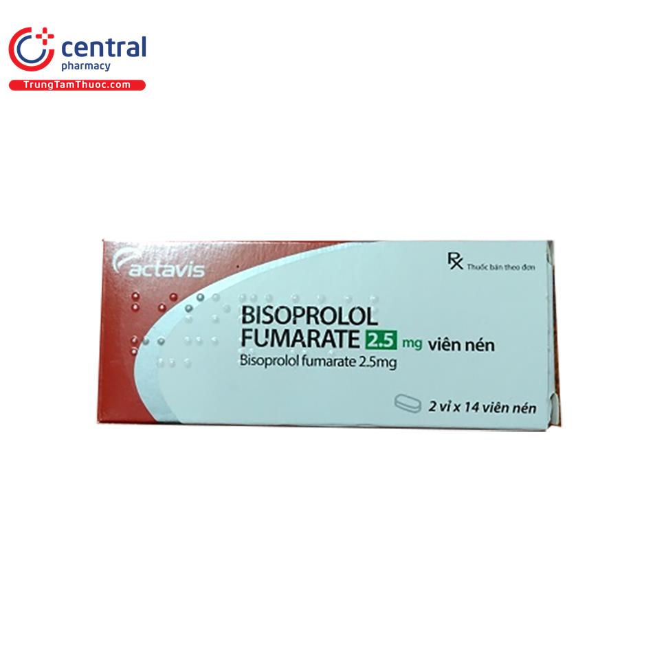 thuoc bisoprolol fumarate 2 5 mg 1 L4152