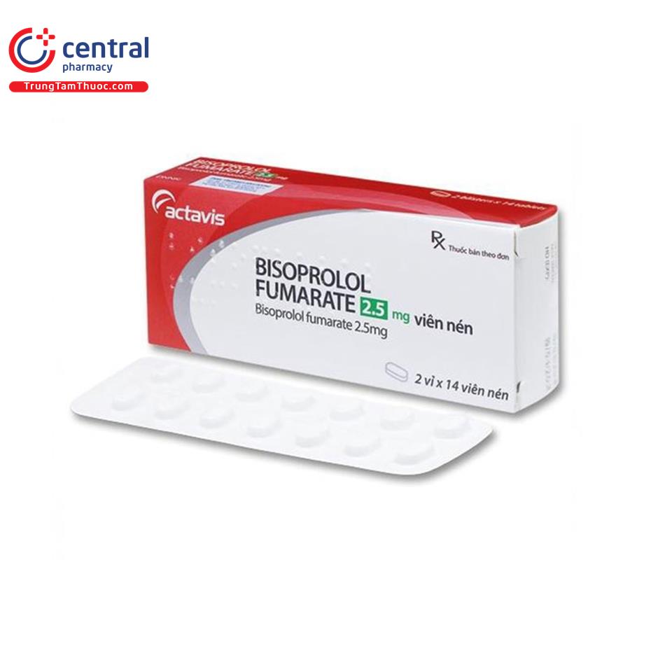 thuoc bisoprolol fumarate 2 5 mg 2 C0448