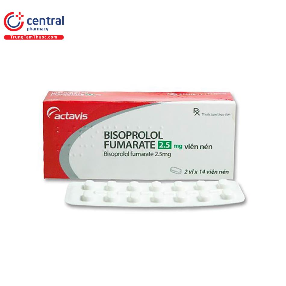 thuoc bisoprolol fumarate 2 5 mg 3 J3250