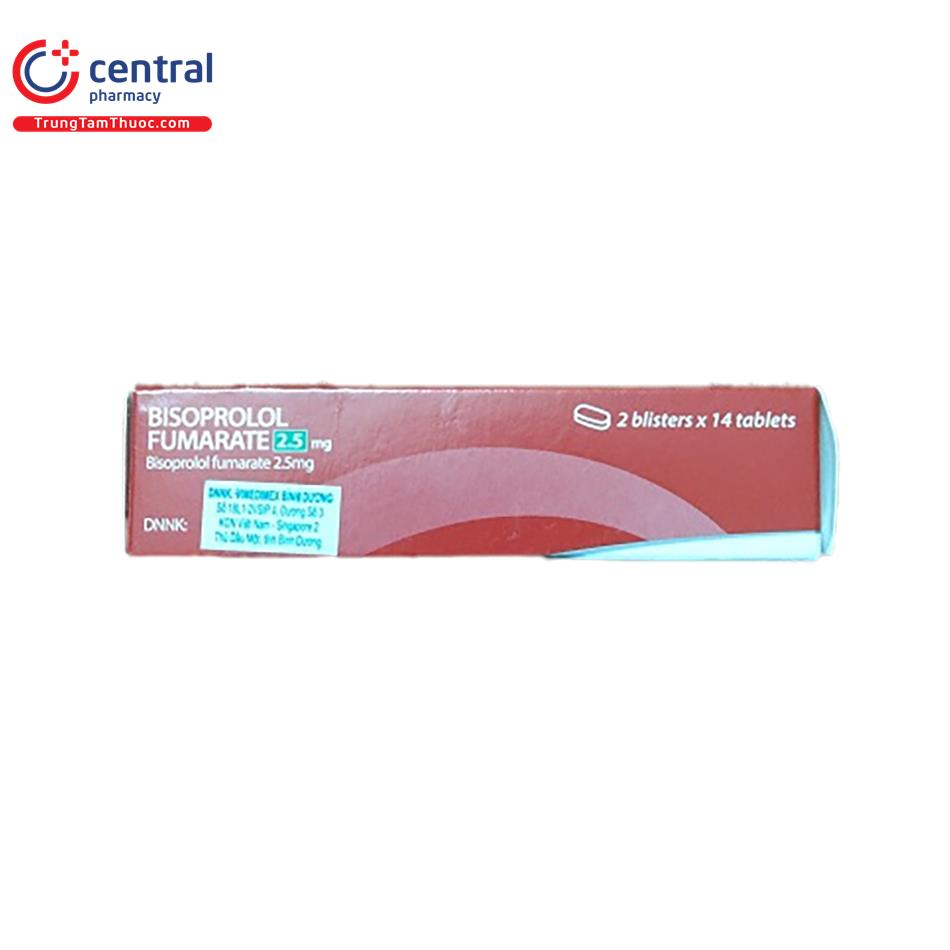 thuoc bisoprolol fumarate 2 5 mg 4 G2283